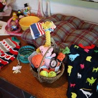 ワンちゃんとの生活が楽しくなるようなグッズがいっぱい。