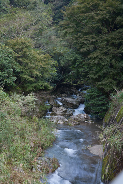 斗賀野トンネルを抜けると、きれいな川がありました。さすが四万十川の源流に近いだけあります。