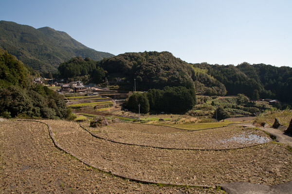 道中の景観。