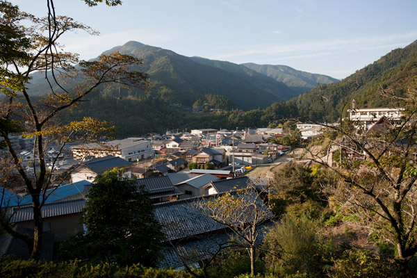 梼原の町。