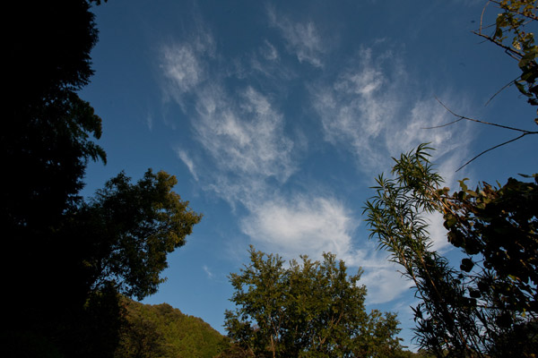 梼原の空。