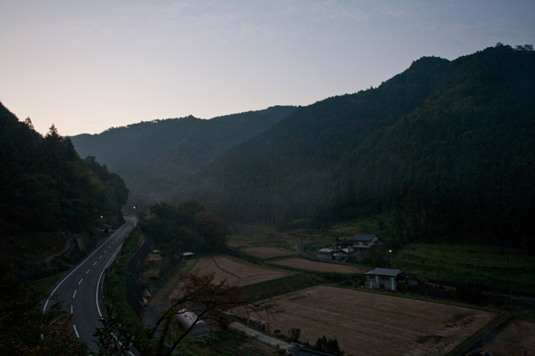 雲の上の町、梼原の夜明けはとてもきれいです。