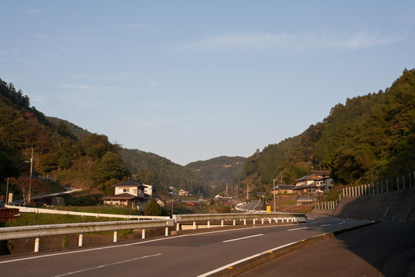 7時11分、梼原付近。