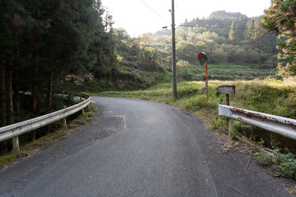 しばらく、舗装道路と林道、山道を交差しながら進みます。
