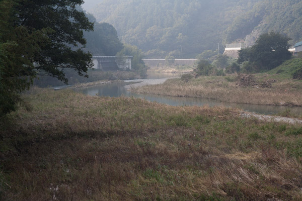 龍馬が船に乗った旧宿間村(亀ノ甲)。