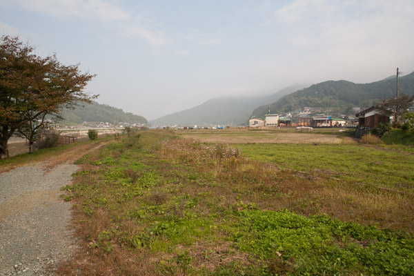 龍馬が船に乗った旧宿間村(亀ノ甲)。