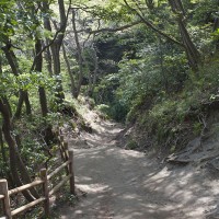 登りきると、源氏山に至ります。