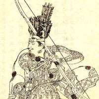 明治時代、菊池容斎により描かれた源為朝