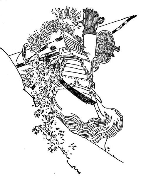『前賢故実』の武田信義。