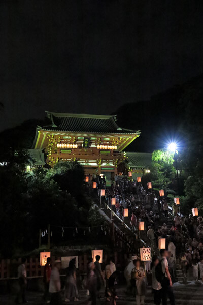 鶴岡八幡宮のぼんぼり祭り。