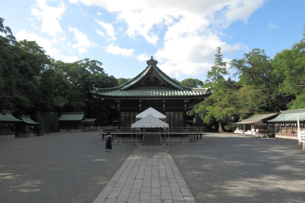 三嶋大社の舞殿。