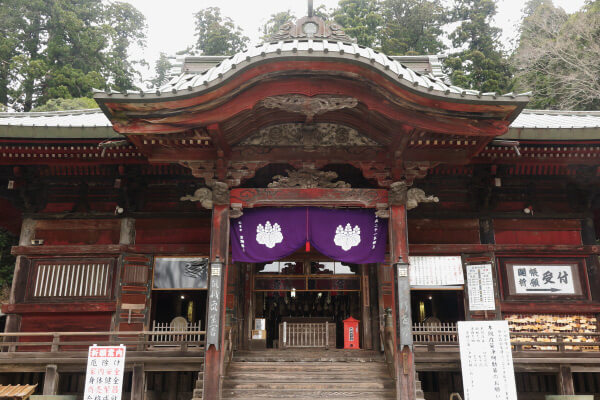 清澄寺、大堂。天和2年(1682年)の建物です。