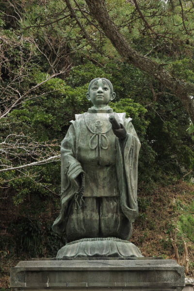 誕生寺、日蓮聖人御幼像。