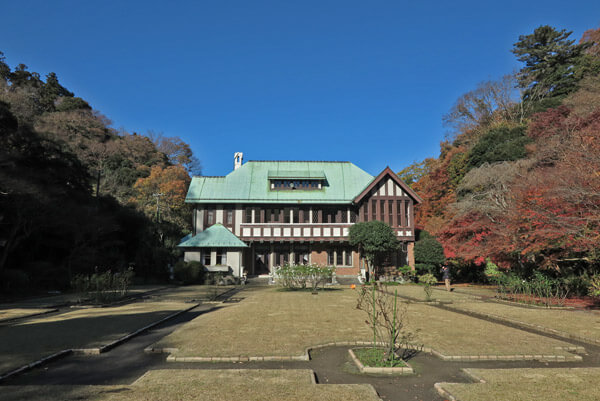 平成29年(2017年)12月10日(土)旧華頂宮邸の紅葉。