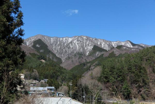 道志村の景観。